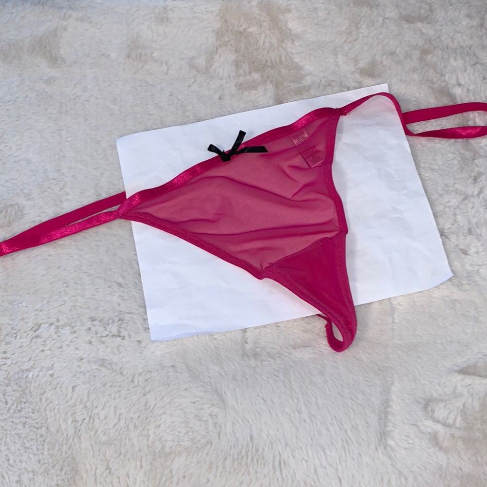3X True desire pink thong